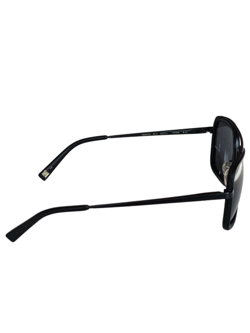 TED BAKER Men's NEW Black Aviator‎ Sunglasses TBM005